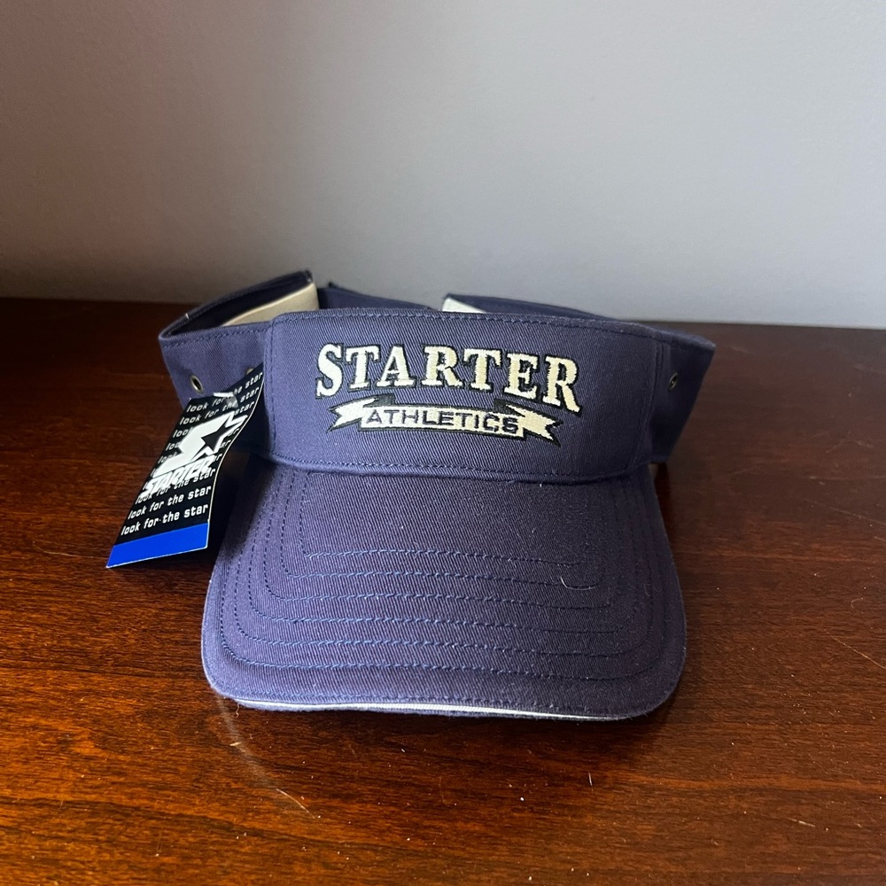 Starter Athletics Navy Blue Visor NWT Vintage‎